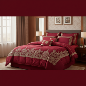 Juego de Edredón Premium Amvi Shagun Sateen para Cama King Size, para Hogar, Hotel, Regalo de Boda - Product Image 3