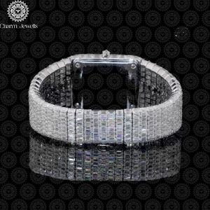 Montre de luxe pour homme Charm_Jewells en acier inoxydable, cadran de 40 mm, bracelet de 20 mm, fermoir papillon, mouvement mécanique, résistance à l'eau de 10 bars - Product Image 4