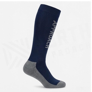 North Approach <b>Knee</b> <b>High</b> <b>Socks</b> Blue Breathable Cycling <b>Socks</b> for Adults Spring Season - Product Image 3