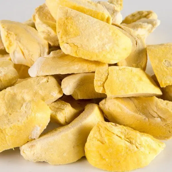Aperitivos de fruta Durian liofilizados naturales a granel