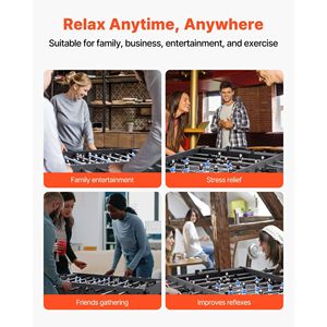 Tavolo da Calcio Balilla Standard da 55 Pollici per Interni, Tavolo da Calcio Resistente per Sala Giochi Domestica e Familiare - Product Image 5