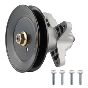 Assemblaggio perno rasaerba Troy Bilt per modelli 42 pollici 918 0624A 918 0624B 618 0624 in alluminio e metallo con alimentazione elettrica e a benzina - Product Image 2
