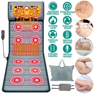 Tappetino Massaggiante Elettrico Multifunzionale Riscaldato per Tutto il Corpo con 10 Testine Massaggianti per il Collo - Product Image 1