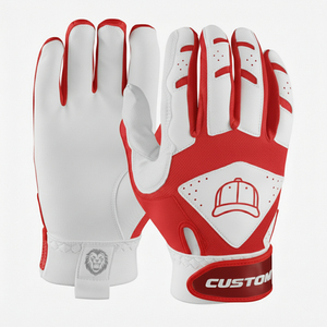 Gants de frappe de baseball en cuir souple d'origine, haute adhérence, fermeture à boucle, ambidextres pour joueurs adultes - Vente en gros - Product Image 6