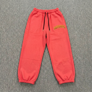 OEM/ODM Custom Made Winter Hot Selling Fashionable Casual <b>Lace</b> Cotton Sweatpants Solid Color Women's Sweatpants Trouser - Product Image 4