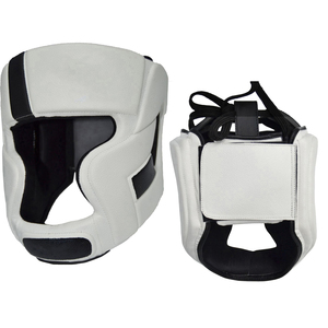 Nuevo Equipo de Entrenamiento, Protector Facial Completo, Protector de Cabeza para Boxeo y Muay Thai, Cuero Genuino, Logotipo Personalizado - Product Image 5