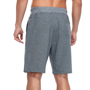 Shorts de sport pour hommes style streetwear - Taille élastique, couleur unie, séchage rapide, tissu Oxford respirant, logo et couleur personnalisables - Product Image 6
