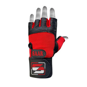 Gants de sport unisexes en néoprène à demi-doigts avec sangle de poignet réglable, taille personnalisée, cuir de haute qualité pour la musculation et le cyclisme - Product Image 5