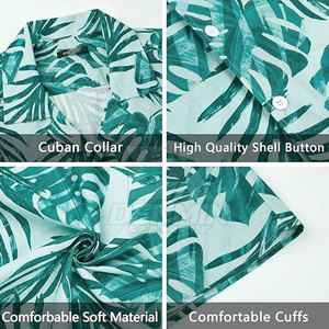 Camisas de Playa Cómodas para Hombre, Tela Fresca y Transpirable, Corte Relajado, Ideal para Fiestas en la Playa y Días de Playa - Product Image 4