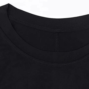 Camisetas Cortas para Mujer, Bonitas y Modernas, con Cuello Redondo, Ajustadas, de Manga Corta, para Verano - Product Image 5