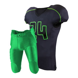 Uniforme de Fútbol Americano Personalizado al por Mayor, Jersey y Pantalones Sublimados con Logotipo del Equipo - Product Image 1