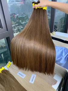 Extensions de cheveux vietnamiennes en vrac au prix de gros Double noyade 100 grammes Couleurs claires 26 pouces - Product Image 5