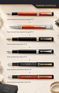 Custom Logo Matte Black <b>Gold</b> Trim Metal Promotional Ballpoint <b>Pen</b> Set UV Printing Corporate Gift Box Office Use Parker05 Model - Product Image 2