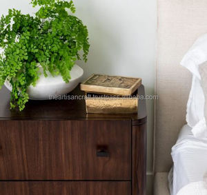 vintage brass <b>box</b> antique storage container ornate <b>keepsake</b> holder jewelry case by ARTISAN CRAFT - Product Image 2