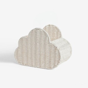 Cloud Shape Woven Paper Rope <b>Storage</b> <b>Basket</b> Multi-Purpose Organizer Natural Cute Toy <b>Storage</b> made in Vietnam - Product Image 1