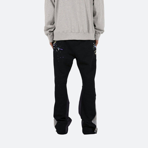 Custom Men's High Quality Gallery Casual Flared <b>Jogger</b> Track Pants Elastic Waistband Mens <b>Stacked</b> Sweatpants For Men - Product Image 6