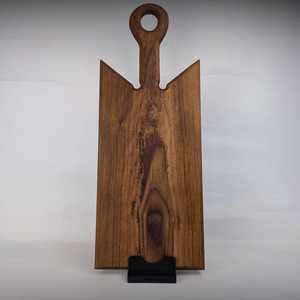 เขียงไม้ทรงสี่เหลี่ยมผืนผ้า UO Art Rustic ทำจากไม้กระถินณรงค์ แข็งแรง ทนทาน ทำด้วยมือ สำหรับหั่นอาหารในครัว ถาดเสิร์ฟแบบคลาสสิก - Product Image 6