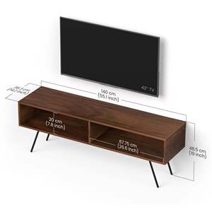 Engineered Wood Leo Engineered Wood Rectangular Shape Coffee Center Sofa Tea, Teapoy <b>Console</b> <b>Table</b> for Sofa Set Living Room Home - Product Image 4