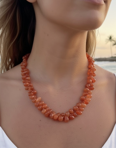 Collier classique Carnelain Dewdrop - Product Image 1