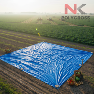 Lona de Polietileno Personalizada con Bordes Reforzados y Ojales de Aluminio Resistentes a la Corrosión para Cubiertas de Almacenes y Transporte - Product Image 1