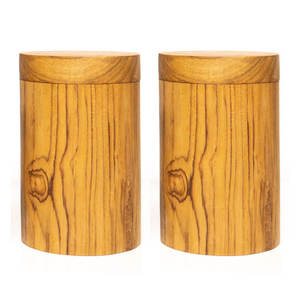 Most Selling Luxury Wood Canister with Smooth Finish and Lid <b>for</b> Dry Food <b>Storage</b> <b>Kitchen</b> Decor and Gift Use Available <b>For</b> Sale - Product Image 4