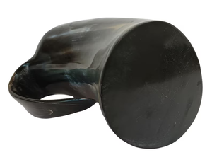 Taza de café con aislamiento al vacío con tapa a prueba de fugas, último diseño, cuerno multicolor y taza vikinga, ecológica, tallada por Artesanías de media luna - Product Image 4