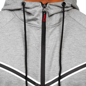 Veste à capuche zippée style urbain pour homme, sweat-shirt décontracté en molleton de coton, fermeture éclair intégrale, fabricant OEM ODM, vente en gros - Product Image 6