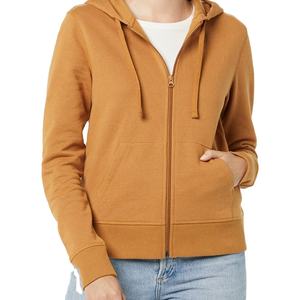 Sudaderas con capucha y cierre para mujer, personalizadas, extragrandes, orgánicas, con cremallera completa, 100% algodón, forro polar reflectante, fabricante de sudaderas con capucha para mujer - Product Image 5