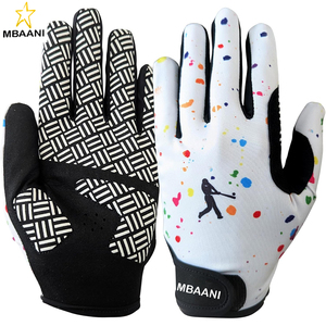 ถุงมือตีเบสบอลสำหรับเด็กและผู้ใหญ่ชายหญิง - ถุงมือตีซอฟต์บอลแบบมีแผ่นรองพร้อมซิลิโคนกันลื่นที่ฝ่ามือ ระบายอากาศได้ดี - Product Image 6