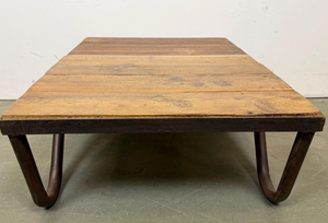 Industrial Antique <b>Small</b> Coffee <b>Table</b> for Tea Coffee Iron <b>Metal</b> Wooden Eco-Friendly Durable Simple Design Home Furniture Living - Product Image 3