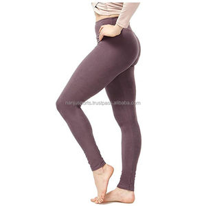 Mallas de entrenamiento de gimnasio y Yoga de alto rendimiento para mujer, cintura media ajustada en varios colores, tela de punto de estilo informal transpirable - Product Image 4