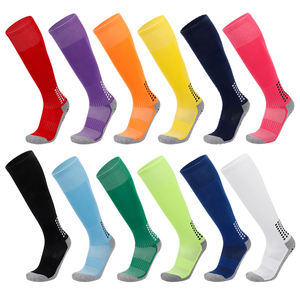 Wholesale High Quality Custom Embroidery Logo Soccer Football <b>Socks</b> Men's Anti Slip Grip Cotton Sports Youth Designer Print - Product Image 4