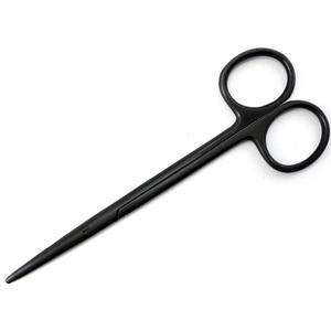 Ciseaux à dissection médicale Metzenbaum 18cm Instrument chirurgical revêtu de titane noir Acier inoxydable Acier manuel incurvé - Product Image 2