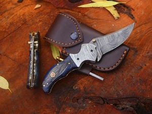 มีดพับพรีเมียมลายสวยงาม ผู้ผลิตขายส่ง มีดพับ EDC ทำมือ รับสั่งซื้อจำนวนมาก สหรัฐอเมริกาและยุโรป - Product Image 5