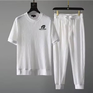 Conjuntos Deportivos Casuales para Hombre, Estampados y Ecológicos, de Verano, Transpirables, de Secado Rápido, Alta Elasticidad, Otros Materiales, Más Vendidos - Product Image 1