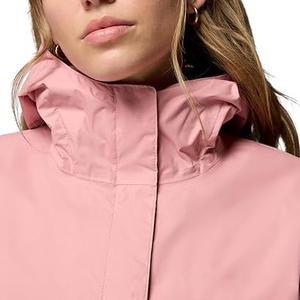 Veste coupe-vent rose à capuche, imperméable, légère, respirante, zippée, décontractée pour femme, pour l'extérieur - Product Image 4