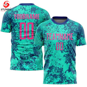 Maillot de football personnalisé pour homme, léger, anti-humidité, imprimé par sublimation, uniforme d'équipe, fabricant OEM ODM - Product Image 1