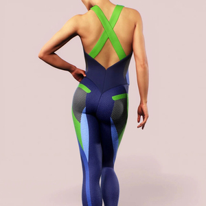 Ropa Deportiva para Mujer, Mono Deportivo de Una Pieza de Alta Elasticidad, Mono Ajustado Personalizado para Entrenamiento, Mono Largo para Yoga - Product Image 5