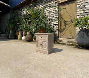 Chair Walnut Solid Wood 5 Drawer Dresser <b>Rustic</b> Storage <b>Cabinet</b> Brown Wooden Chest for Bedroom Living Room Viet Nam - Product Image 5
