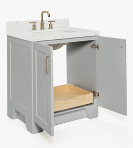 Mueble de Baño al por Mayor Quartus de 30 Pulgadas con Lavabo Individual, Solo Mueble, 4 Opciones de Acabado, Venta al por Mayor Directo de Fábrica Vietnamita - Product Image 4