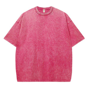 Bangladesh China Factory Production 230G Heavyweight Washed 100% Cotton Mens Oversized <b>T</b> Shirt Vintage Distressed Washed <b>T</b> Shirt - Product Image 4