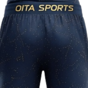 Ensemble de T-shirt et Short de Compression pour Hommes Bleu Marine et Or, Respirant, Extensible, Séchage Rapide, Fitness, Gym, Entraînement, Course à Pied, Sports Athlétiques - Product Image 6