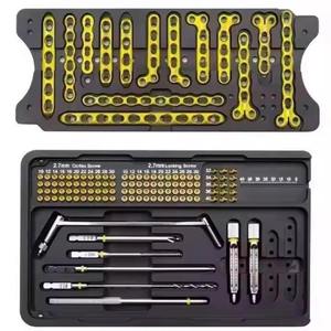 Kit d'instruments de traumatologie chirurgicale pour greffe osseuse de haute qualité, plaque de fixation mini fragment de 2,7 mm, approuvé CE - Product Image 1