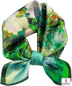 Premium Short <b>Scarf</b> Fabric Custom Printing OEM ODM White Label Textile Manufacturer Fashion Accessories Factory - Product Image 5