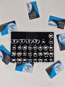 Ensemble de 31 pinces à diaphragme dentaire en caoutchouc avec plateau noir, instruments chirurgicaux buccaux orthodontiques, kit d'outils pour dentistes - Product Image 4