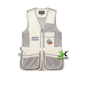 Gilet de Tir à l'Arc en Argile Durable de Haute Qualité Personnalisé Respirant avec Épaulettes Rembourrées et Poches pour Cartouches – Équipement Sportif pour le Tir au Cible en Extérieur - Product Image 1