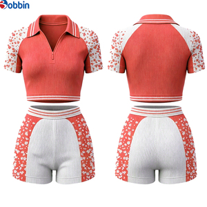 Conjuntos de Ropa de Primavera/Verano para Mujer, Diseño Personalizado, Estilo Urbano, Conjuntos Deportivos, Top de Manga Corta y Pantalones Cortos hasta la Rodilla, Última Moda en Venta - Product Image 4
