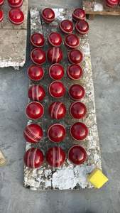 Pelota de críquet de práctica Kookaburra, blanca, de cuero duro, para bate de madera inglesa, 156 y 142 gramos - Product Image 5