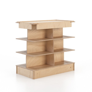 Espositore da Terra Personalizzabile in Legno con Colore e Logo per Negozi, Fiere e Stand Espositivi - Product Image 3