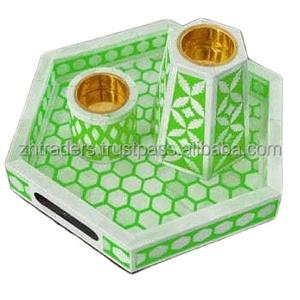 Majestic Pearl Aura Brûleur d'encens décoratif de qualité supérieure Mabkhara pour espaces spirituels et présentation de cadeaux - Product Image 3